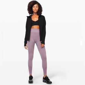 Lululemon Ebb to street tight Size 4 frosted mulberry